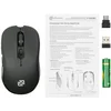 Мышь Оклик 610MWC черный оптическая (1600dpi) беспроводная USB/USB-C для ноутбука (6but)