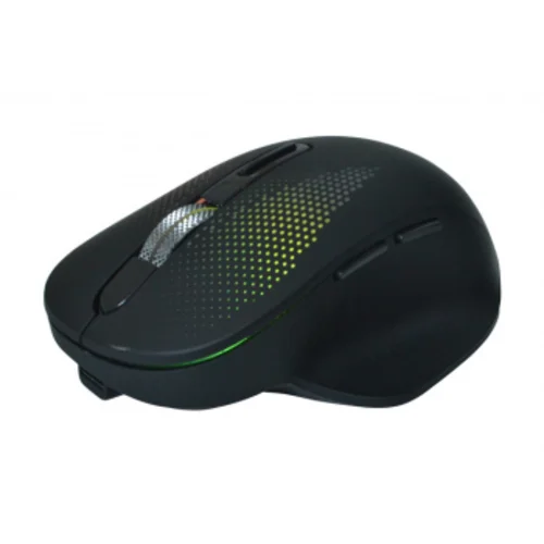 Мышь Оклик 636LWC черный оптическая (1600dpi) беспроводная USB/USB-C для ноутбука (6but)