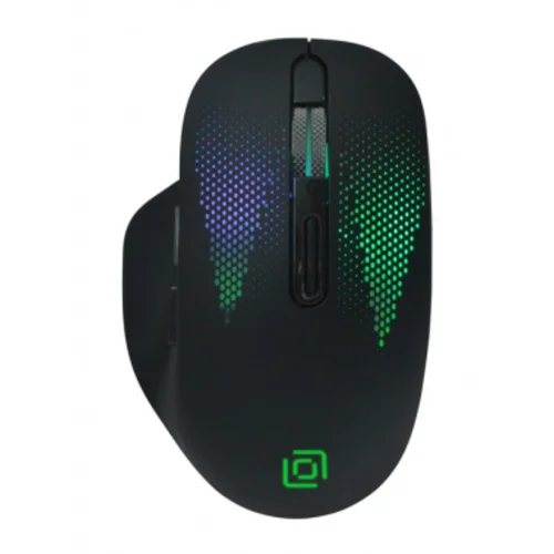 Мышь Оклик 636LWC черный оптическая (1600dpi) беспроводная USB/USB-C для ноутбука (6but)