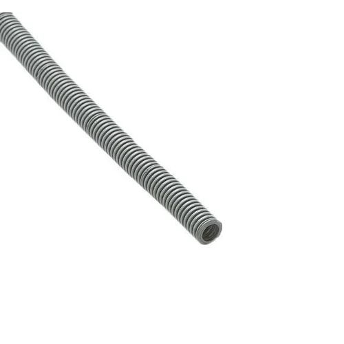 Труба гофрированная ПВХ легкая d16мм с протяжкой сер. (уп.100м) Ruvinil 11601(100)