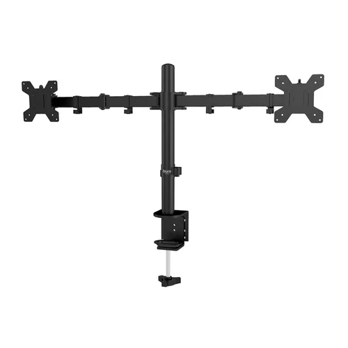 Кронштейн для мониторов ЖК Buro M052 черный 15"-27" макс.8кг крепление к столешнице поворот и наклон