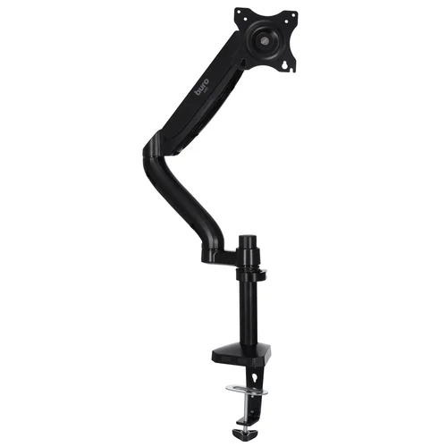 Кронштейн для мониторов ЖК Buro M10 черный 17"-27" макс.9кг крепление к столешнице поворот и наклон