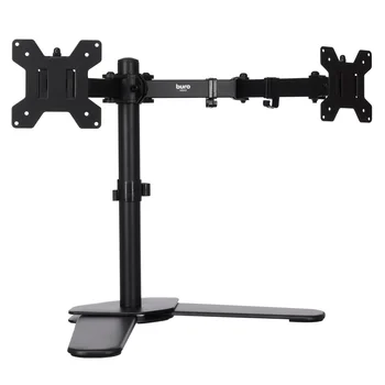 Кронштейн для мониторов ЖК Buro M042 черный 17"-27" макс.8кг настольный поворот и наклон