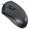 Мышь Оклик 125M черный оптическая (1200dpi) USB (3but)