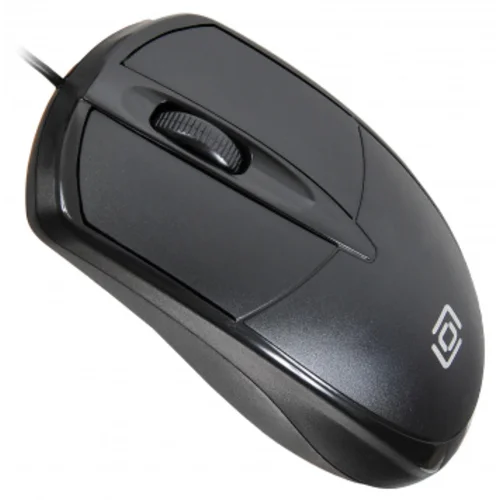 Мышь Оклик 125M черный оптическая (1200dpi) USB (3but)