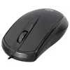 Мышь Оклик 125M черный оптическая (1200dpi) USB (3but)