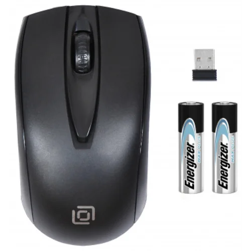 Мышь Оклик 540MW черный оптическая (1200dpi) беспроводная USB для ноутбука (3but)