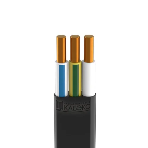 Кабель ВВГ-Пнг(А) 3х1.5 ок (N PE) 0.66кВ (бухта 100м) (м) АЛЬФАКАБЕЛЬ 656676