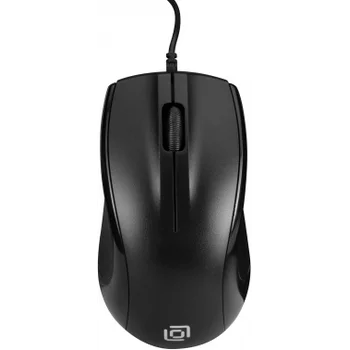 Мышь Оклик 185V2 черный оптическая (1200dpi) USB для ноутбука (3but)