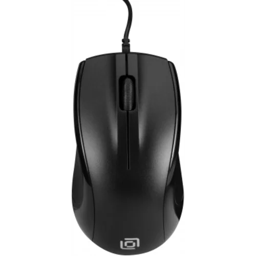 Мышь Оклик 185V2 черный оптическая (1200dpi) USB для ноутбука (3but)
