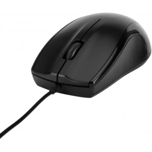 Мышь Оклик 185V2 черный оптическая (1200dpi) USB для ноутбука (3but)