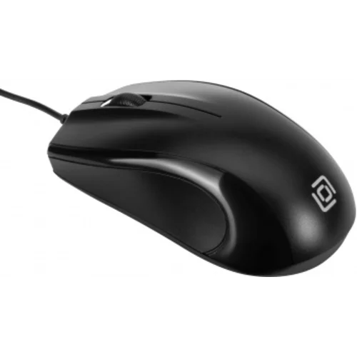 Мышь Оклик 185V2 черный оптическая (1200dpi) USB для ноутбука (3but)
