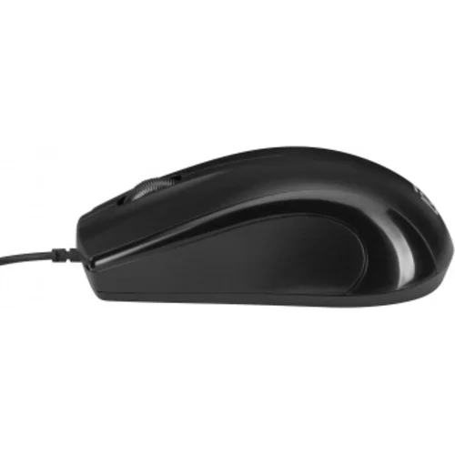 Мышь Оклик 185V2 черный оптическая (1200dpi) USB для ноутбука (3but)