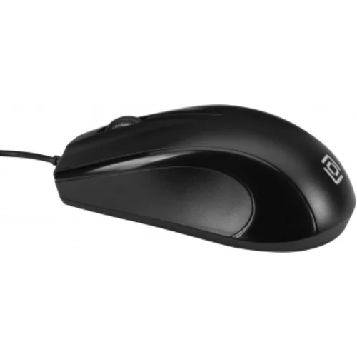 Мышь Оклик 185V2 черный оптическая (1200dpi) USB для ноутбука (3but)