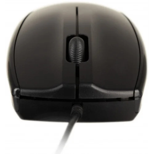 Мышь Оклик 185V2 черный оптическая (1200dpi) USB для ноутбука (3but)