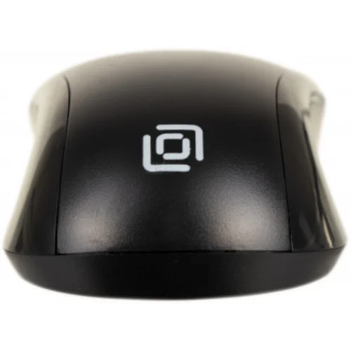 Мышь Оклик 185V2 черный оптическая (1200dpi) USB для ноутбука (3but)