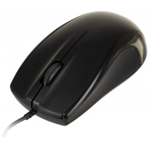 Мышь Оклик 185V2 черный оптическая (1200dpi) USB для ноутбука (3but)