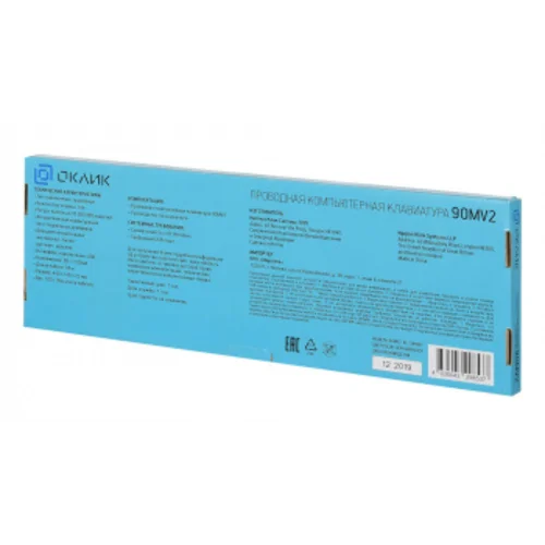 Клавиатура Оклик 90MV2 черный USB