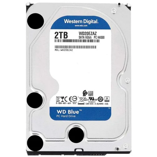 Жесткий диск WD SATA-III 2Tb WD20EZAZ Blue (5400rpm) 256Mb 3.5"
