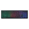 Клавиатура Оклик 440ML черный USB slim LED