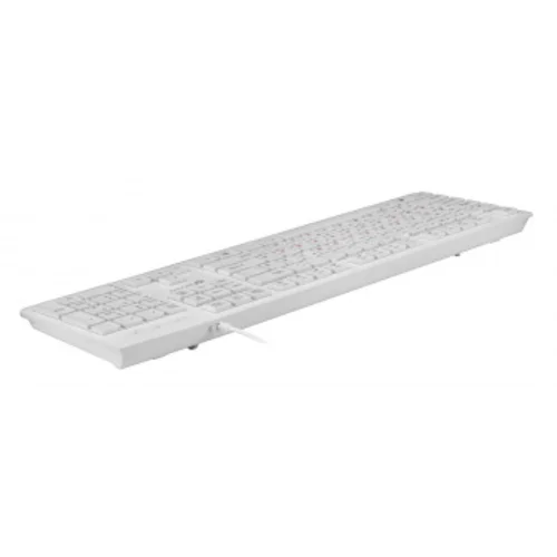 Клавиатура Оклик 505M белый USB slim