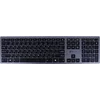 Клавиатура Оклик 890S серый USB беспроводная slim