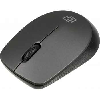 Мышь Оклик 486MW черный/серый оптическая (1600dpi) беспроводная USB для ноутбука (3but)