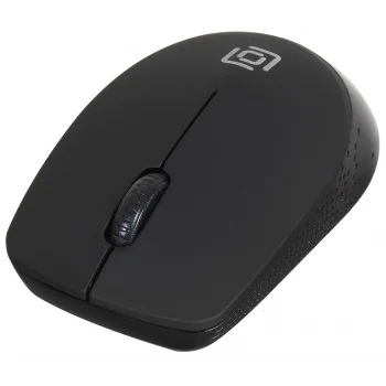 Мышь Оклик 486MW черный оптическая (1600dpi) беспроводная USB для ноутбука (3but)