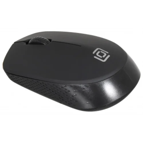 Мышь Оклик 486MW черный оптическая (1600dpi) беспроводная USB для ноутбука (3but)