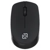 Мышь Оклик 486MW черный оптическая (1600dpi) беспроводная USB для ноутбука (3but)