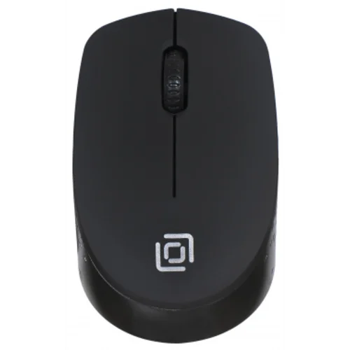 Мышь Оклик 486MW черный оптическая (1600dpi) беспроводная USB для ноутбука (3but)