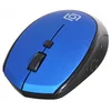 Мышь Оклик 488MW черный/синий оптическая (1600dpi) беспроводная USB для ноутбука (4but)