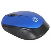 Мышь Оклик 488MW черный/синий оптическая (1600dpi) беспроводная USB для ноутбука (4but)