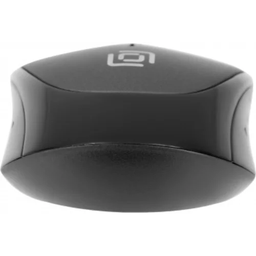 Мышь Оклик 488MW черный/серый оптическая (1600dpi) беспроводная USB для ноутбука (4but)