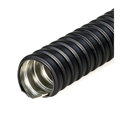 Металлорукав в ПВХ изоляции Р3-ЦПнг 20 d20мм без протяжки черн. (уп.50м) ЗЭТАРУС zeta44205