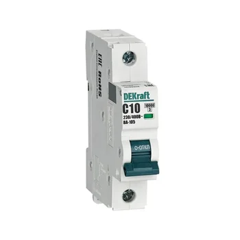 Выключатель автоматический модульный 1п C 10А 10кА ВА-105 DEKraft 13152DEK