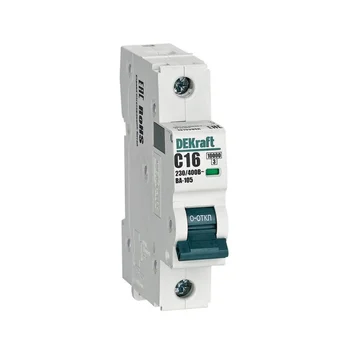 Выключатель автоматический модульный 1п C 16А 10кА ВА-105 DEKraft 13153DEK