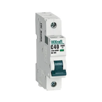 Выключатель автоматический модульный 1п C 40А 10кА ВА-105 DEKraft 13157DEK