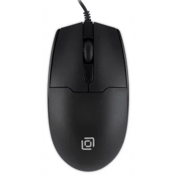 Мышь Оклик 147M черный оптическая (2000dpi) USB (4but)