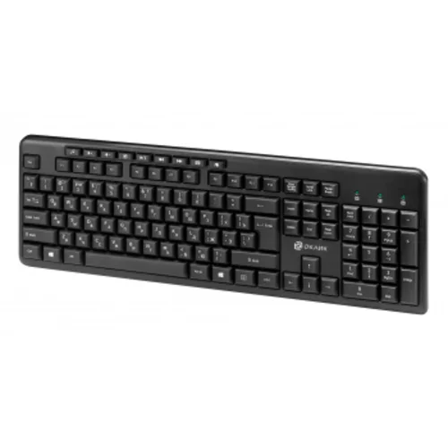 Клавиатура + мышь Оклик 225M клав:черный мышь:черный USB беспроводная Multimedia (1454537)