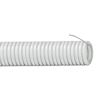 Труба гофрированная ПВХ d25мм с зондом сер. (уп.50м) ИЭК CTG20-25-K41-050I