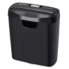 Шредер Buro Home BU-S606S черный (секр.Р-2) ленты 6лист. 11лтр. пл.карты