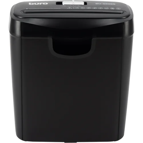 Шредер Buro Home BU-S606S черный (секр.Р-2) ленты 6лист. 11лтр. пл.карты