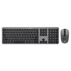Клавиатура + мышь Оклик 300M клав:серый мышь:серый/черный USB беспроводная slim (1488402)