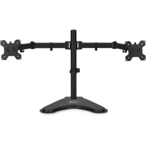 Кронштейн для мониторов ЖК Buro BU-M042-D черный 17"-32" макс.16кг настольный поворот и наклон верт.