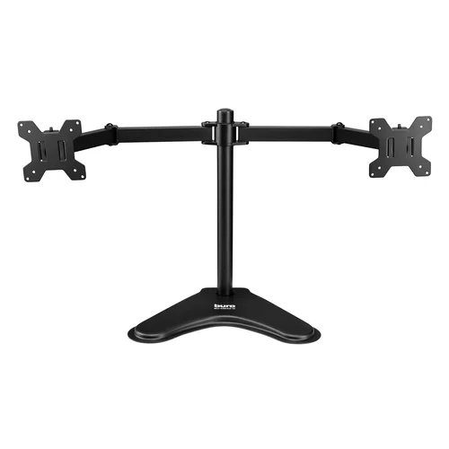 Кронштейн для мониторов ЖК Buro BU-M042-D черный 17"-32" макс.16кг настольный поворот и наклон верт.