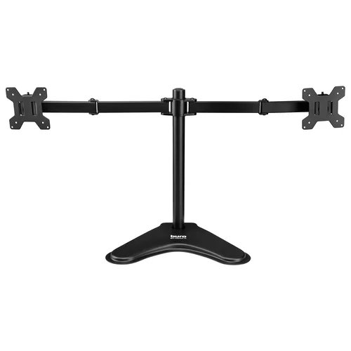 Кронштейн для мониторов ЖК Buro BU-M042-D черный 17"-32" макс.16кг настольный поворот и наклон верт.