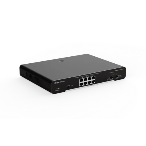 Коммутатор L2 8*1Гб/c + 2*SFP, 125W PoE, металлический корпус