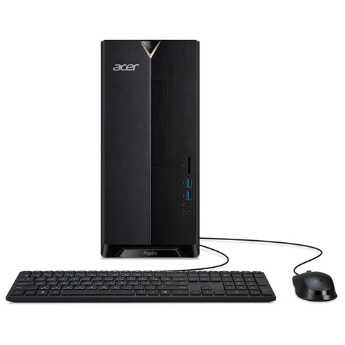 ПК Acer Aspire XC-830 Cel J4025 (2) 4Gb SSD128Gb UHDG 600 CR Windows 10 Home GbitEth 65W черный