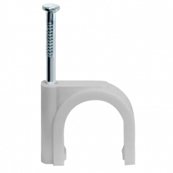 Скоба креп. круглая d6 с гвозд. NCR-06-50 (уп.50шт) Navigator 17261